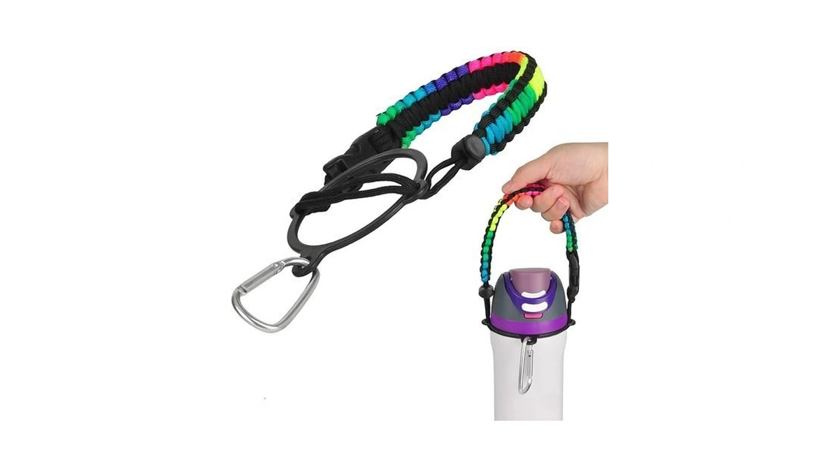 Amazon code: Paracord Water Bottle Handle Compatible