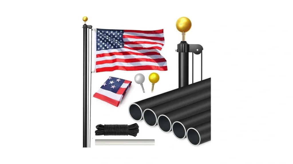 Amazon code: Flag Poles For Outside House Inground 20