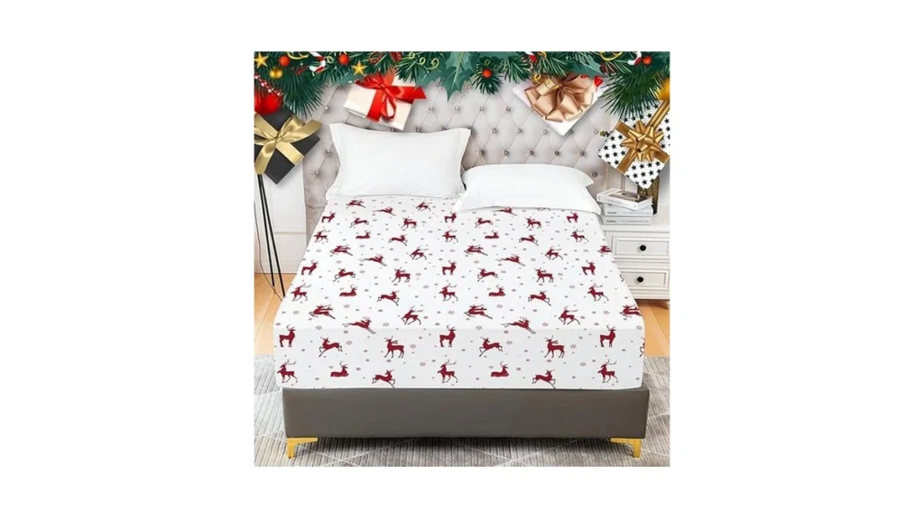Amazon code: Yiyea Christmas Fitted Sheet Only Premiu