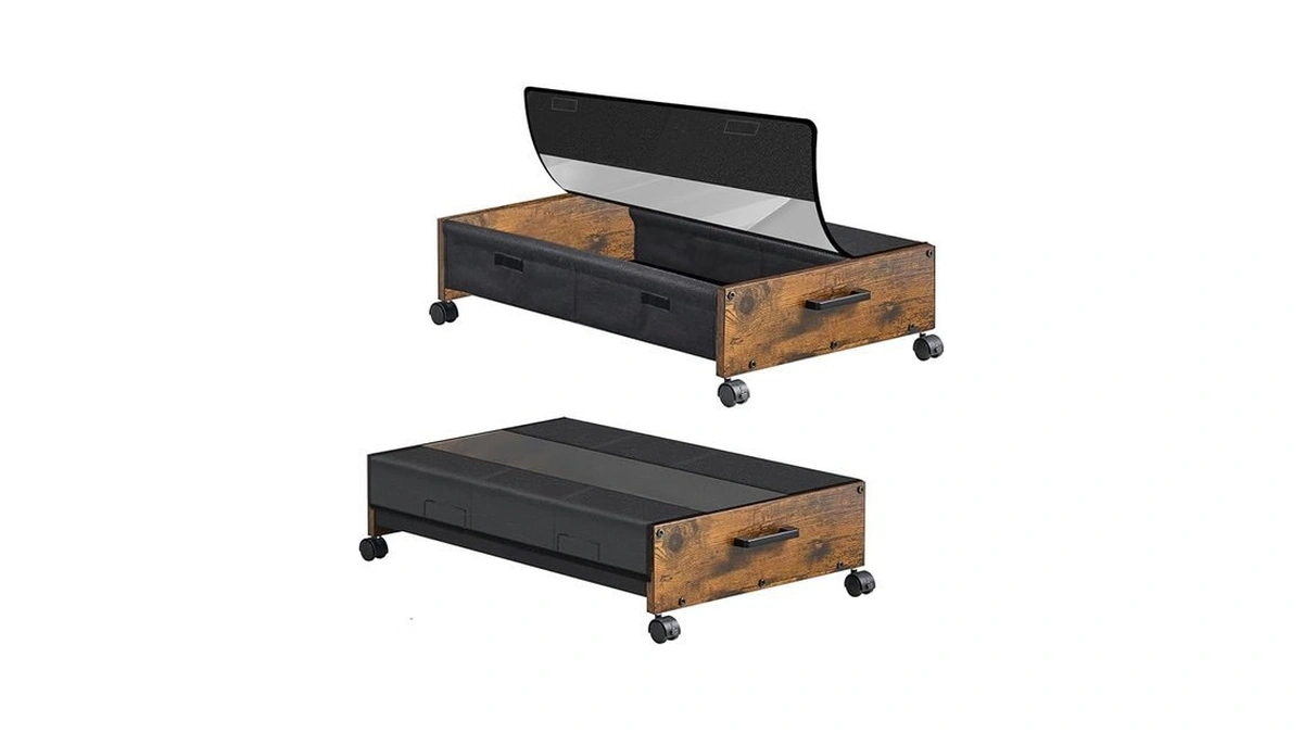 Amazon code: Foucssomei Under Bed Storage With Wheels