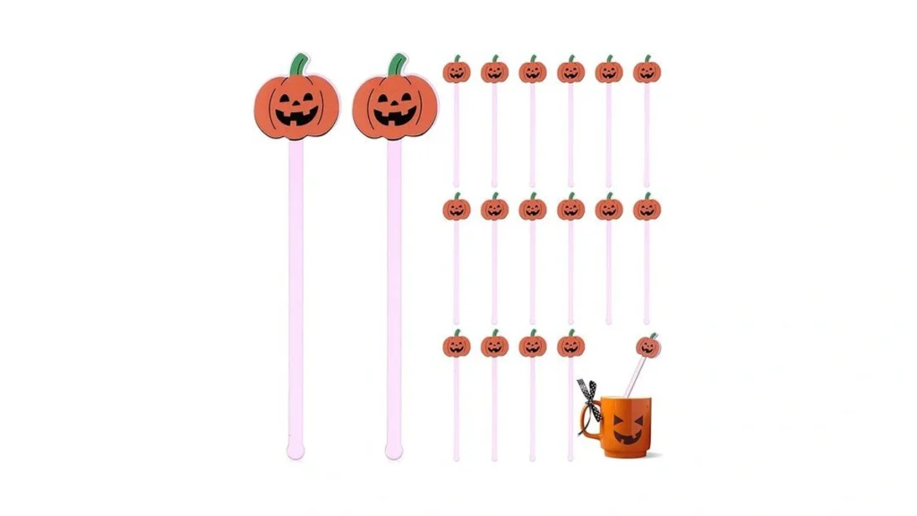 Amazon code: Remerry 18 Pcs Halloween Swizzle Sticks