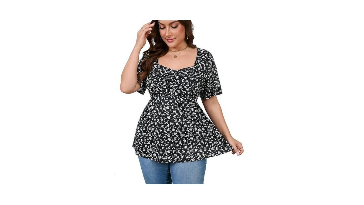 Amazon coupon: Shopwonder Women Plus Size Sweetheart Ne