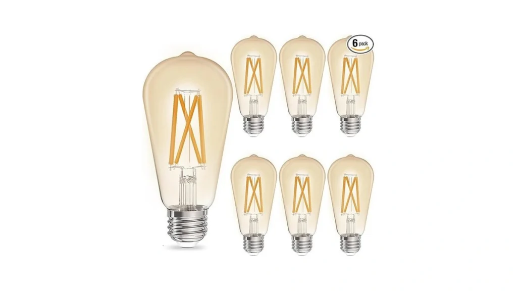 Amazon coupon: St19 Filament Amber Glow Vintage Edison