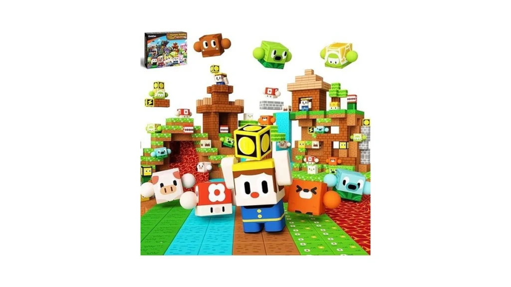 Amazon code: Gobidex 108pcs Magnetic Building Blocks
