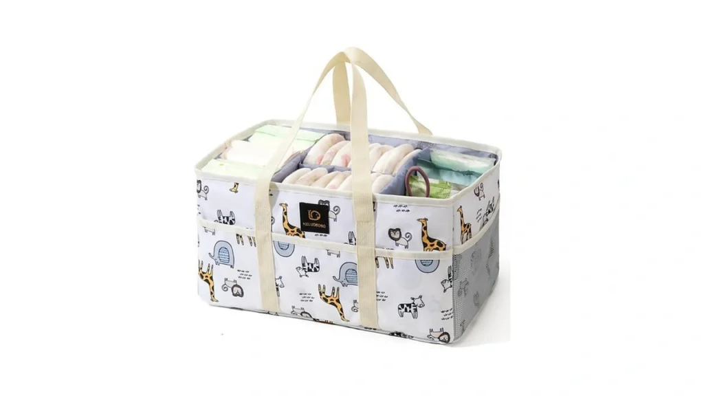 Amazon code: Jansben Baby Diaper Caddy Organizer - La