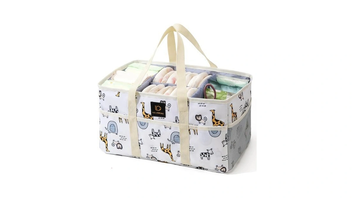 Amazon code: Jansben Baby Diaper Caddy Organizer - La