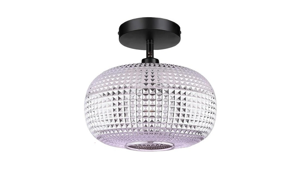 Amazon code: Jolydoly Semi Flush Mount Ceiling Light