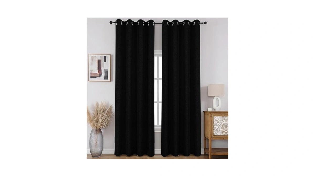Amazon code: Cucraf 100 Blackout Window Curtains 96 I