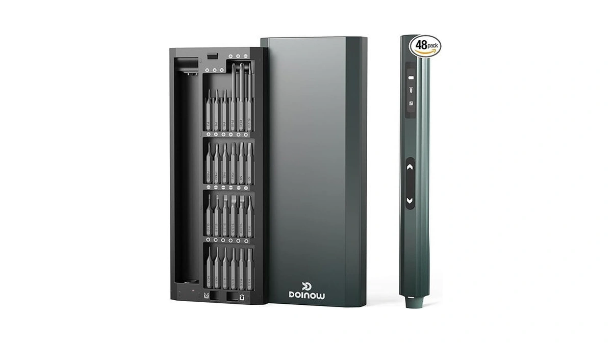 Amazon coupon: Mini Electric Screwdriver With Display P