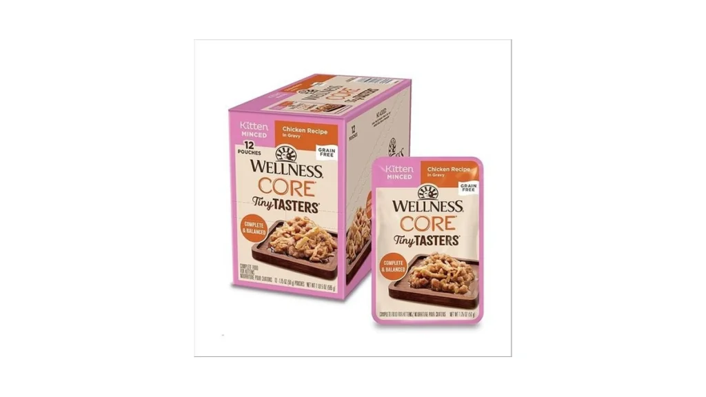 Amazon coupon: Wellness Core Tiny Tasters Minced Kitten