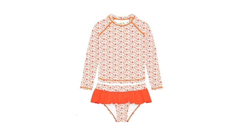 Amazon coupon: Toddler Girl Swimsuit Rash Guard Sets Lo