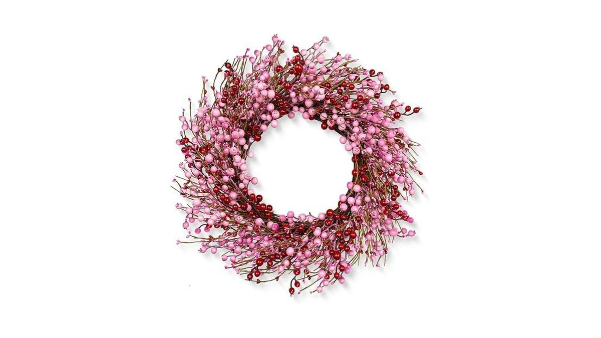 Amazon coupon: Llzll Valentines Day Wreath 22 Inch Vale