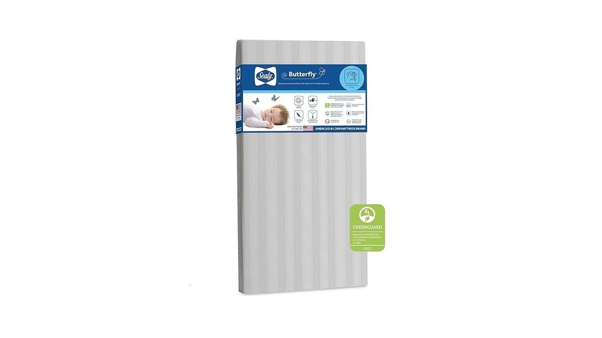 Amazon coupon: Sealy Baby Butterfly Crib Mattress Plus
