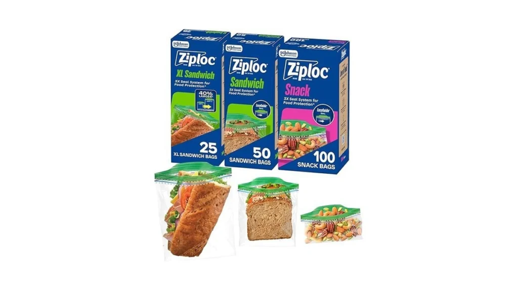 Amazon coupon: Ziploc Sandwich And Snack Bags With Easy