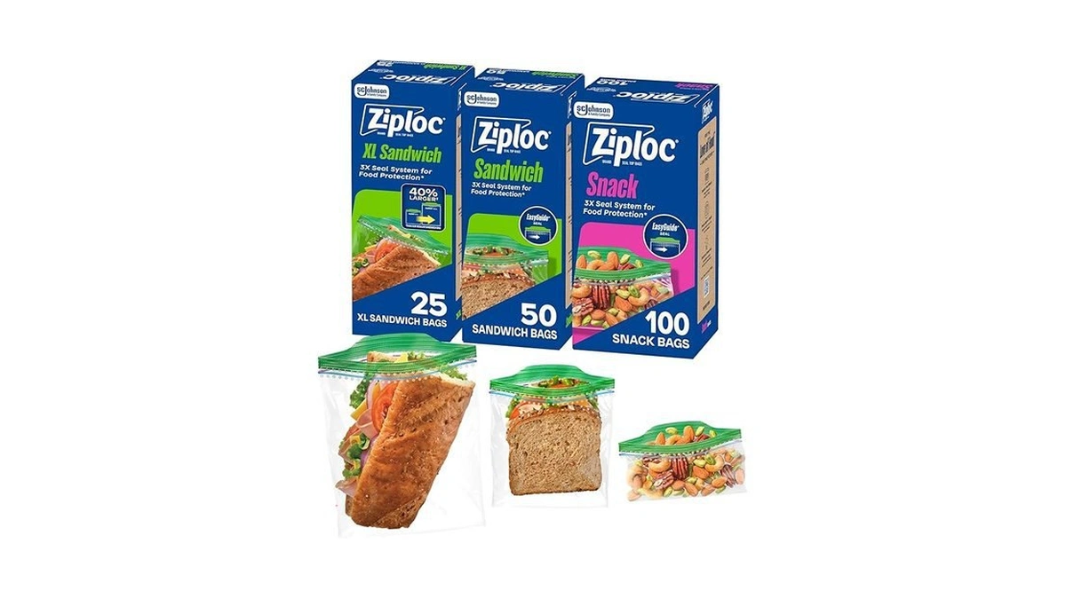 Amazon coupon: Ziploc Sandwich And Snack Bags With Easy