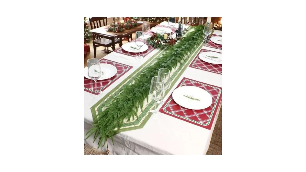 Amazon code: 6 Ft Christmas Norfolk Pine Garlands Rea