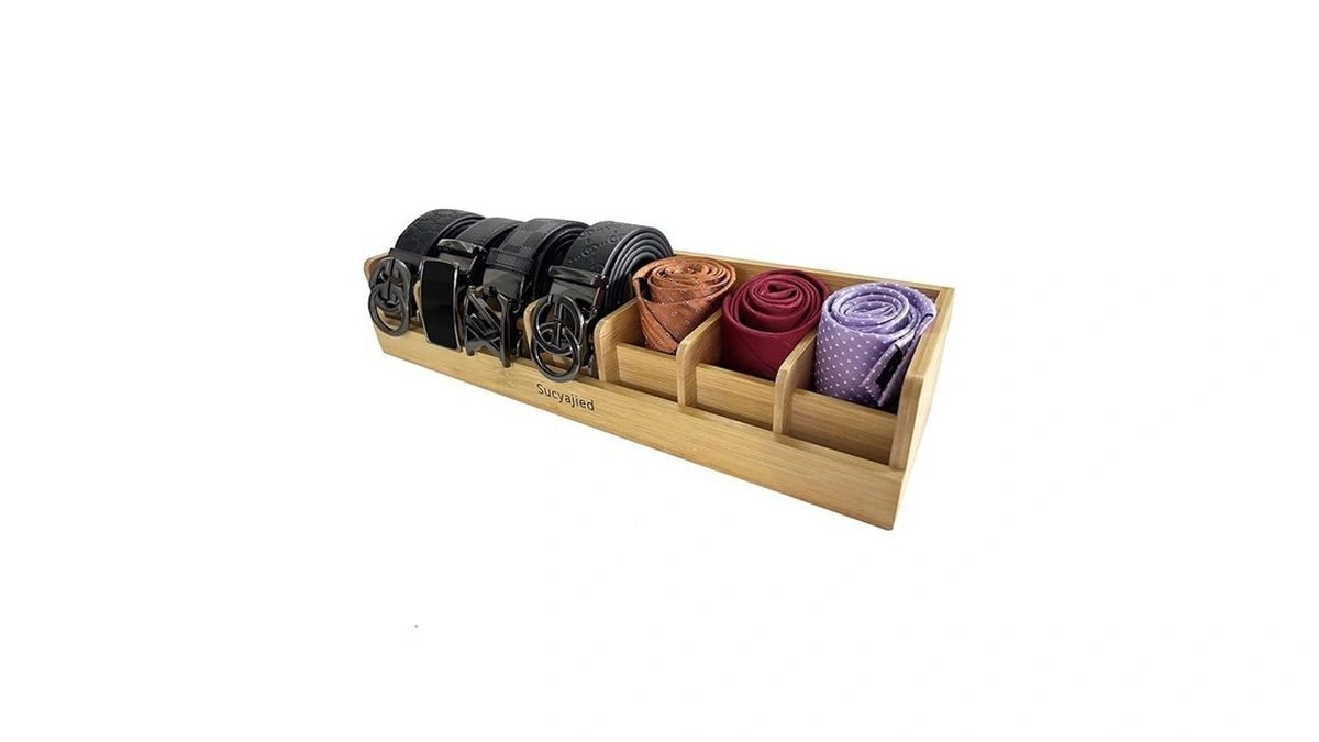 Amazon coupon: Sucyajied Belt Organizer 7 Compartments