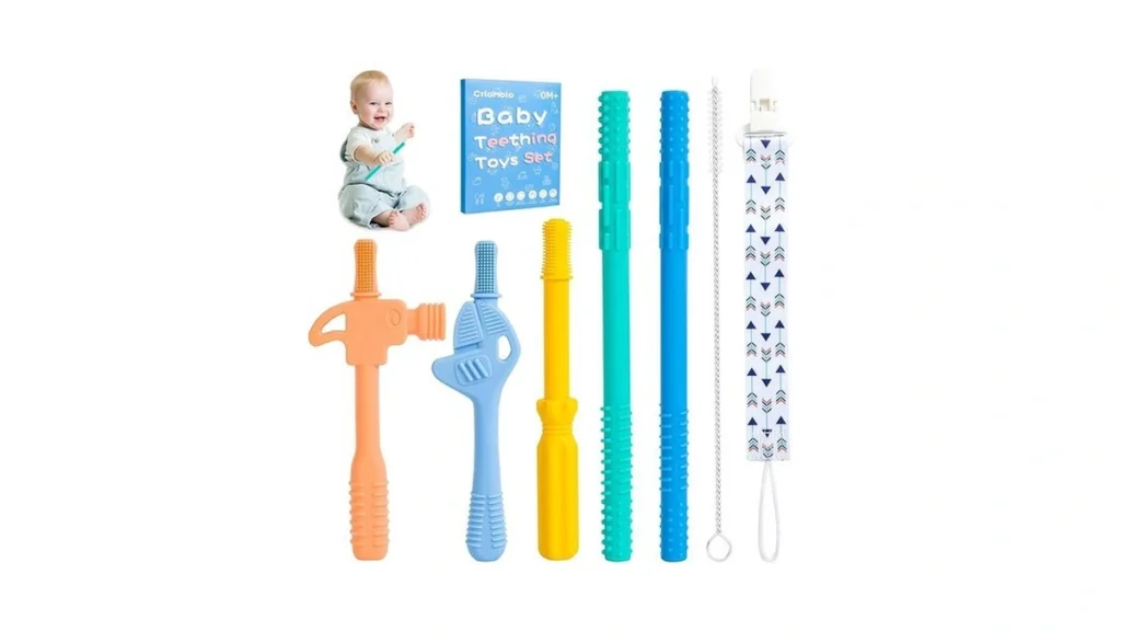 Amazon code: Teething Sticks For Babies Hollow Teethe