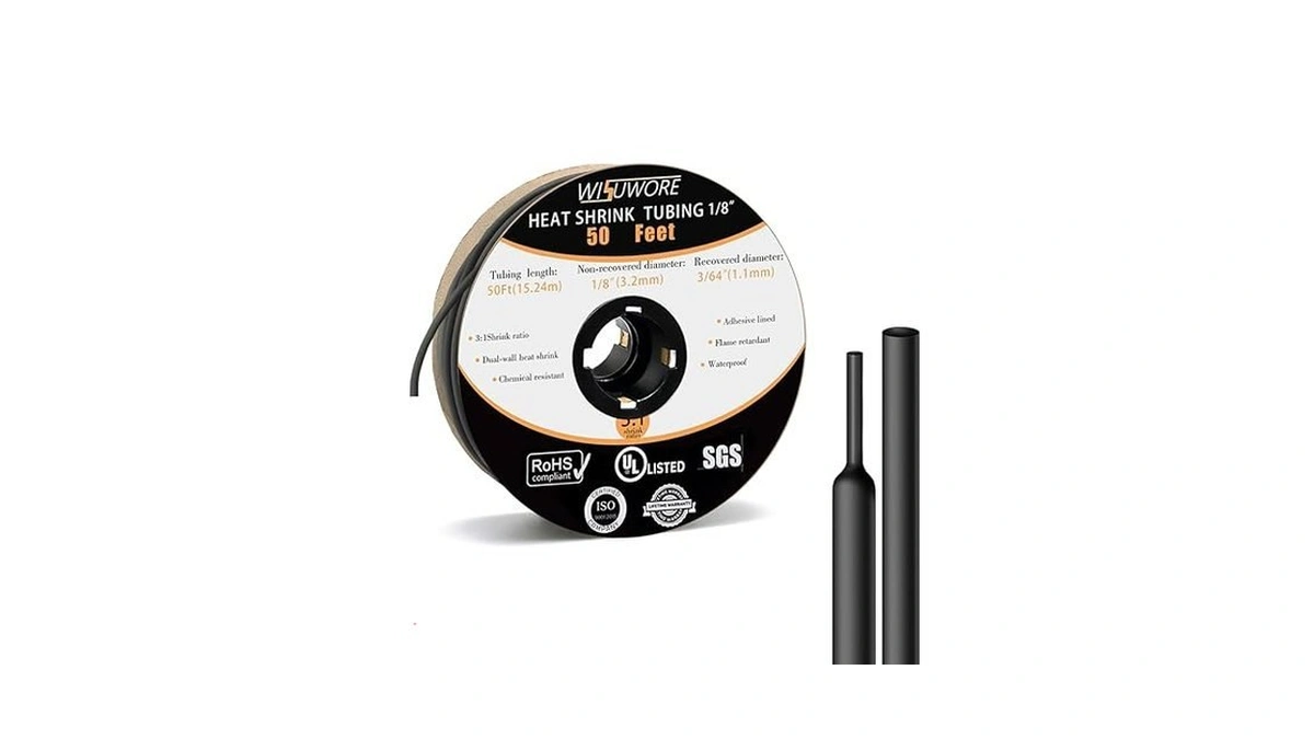 Amazon code: 3 1 Heat Shrinkable Tubing With Adhesive
