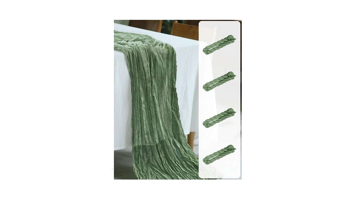 Amazon code: Easy Home 4 Pack 35x120 Inches Cheeseclo