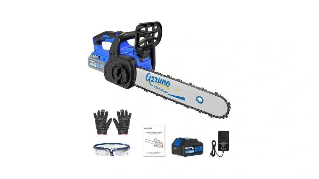 Amazon code: Azzuno 12 Inch Electric Chainsaw Cordles