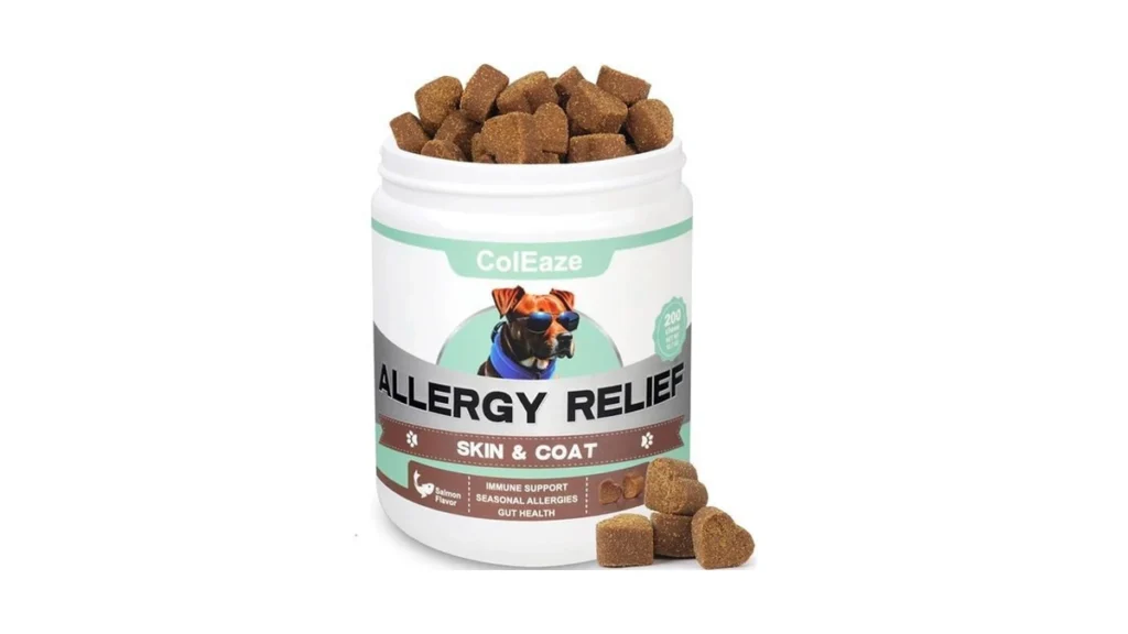 Amazon coupon: Dog Allergy Chews 200pcs Anti Itch Immun
