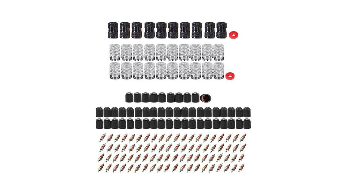 Amazon coupon: 80 Sets Valve Cores And Valve Caps-80 Co