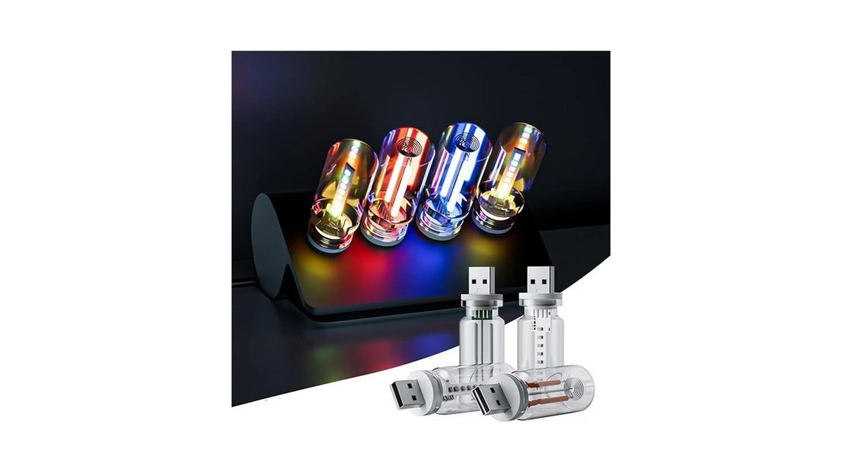 Amazon code: 4 Pcs Usb Night Light Bulb Portable Plug