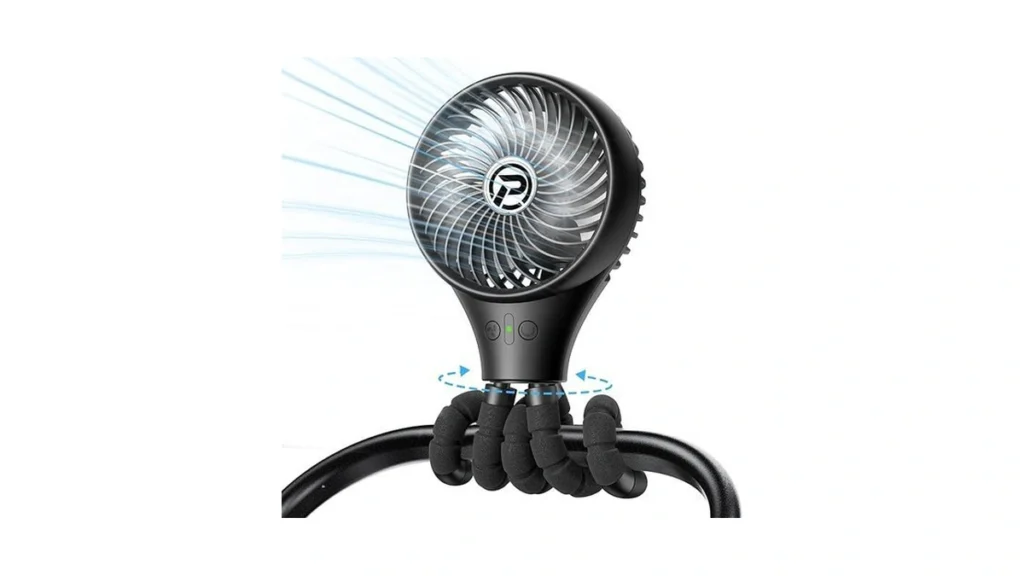 Amazon code: Panergy Baby Stroller Fan Oscillating Mi