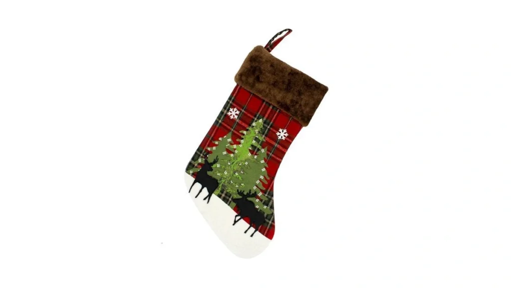 Amazon code: 20 Inch Moose Christmas Stockings Single