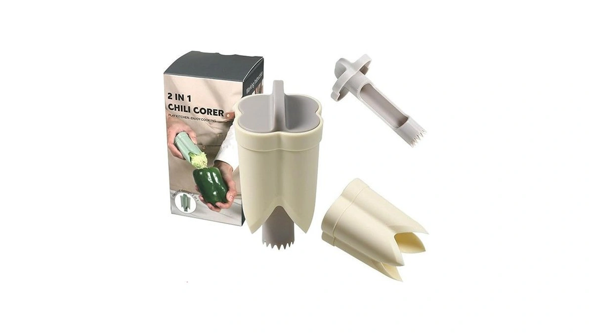 Amazon coupon: Pepper Corer 2 In 1 Red Bell Pepper Seed