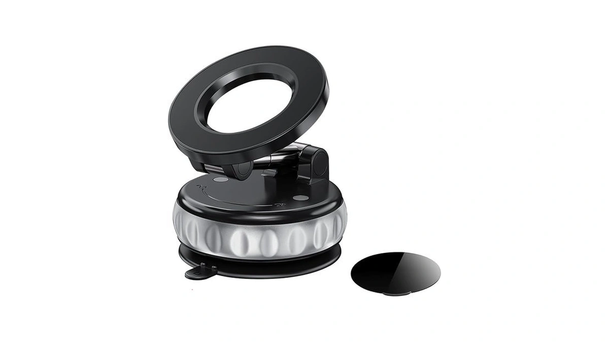 Amazon coupon: Bomsaluka Vacuum Suction Magnetic Phone