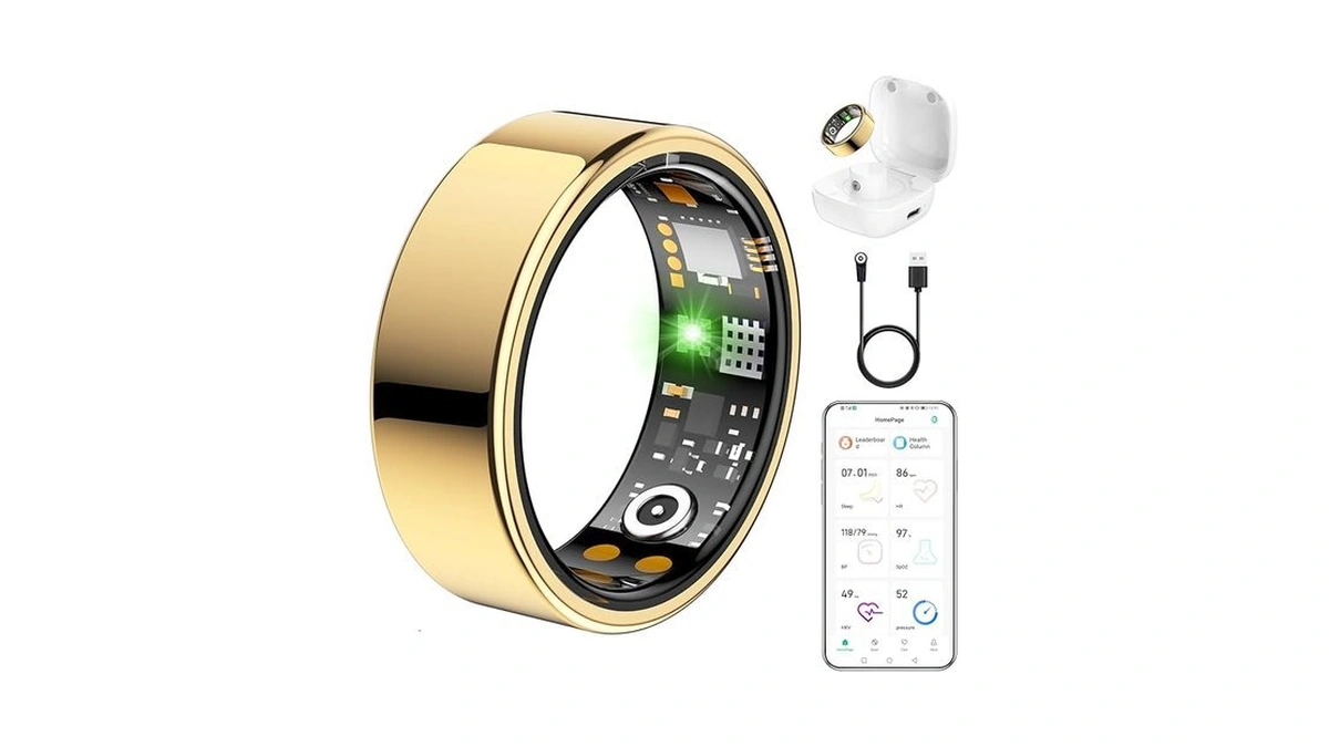 Amazon coupon: Ring Health Tracker For Women Men Fit Ri