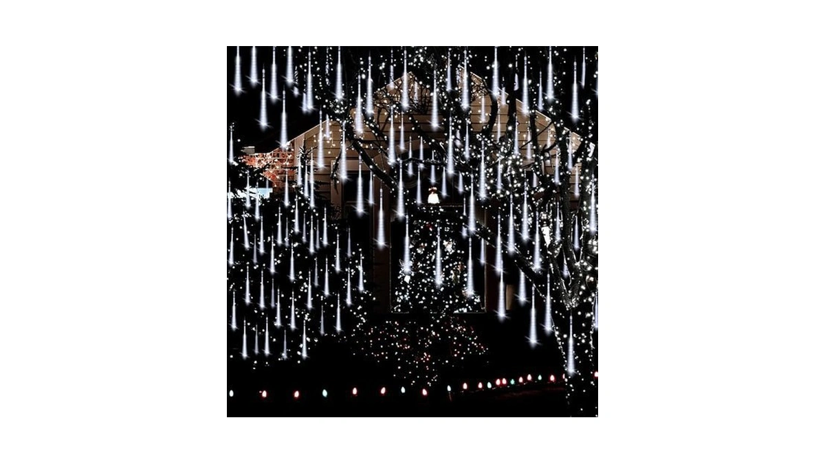 Amazon code: Adecorty Christmas Lights Outdoor Meteor