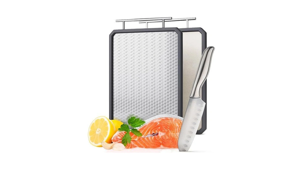 Amazon coupon: Zigfein Stainless Steel Cutting Board 14