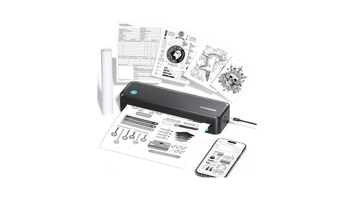 Amazon code: Typonos Portable Printers D820 Wireless
