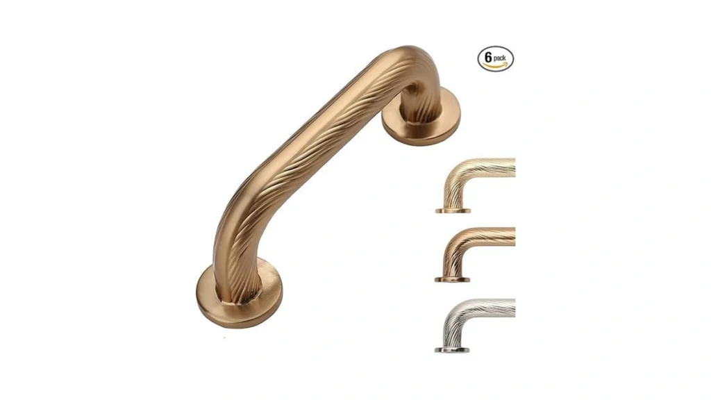 Amazon coupon: 9build 6 Pack Champagne Bronze Cabinet P