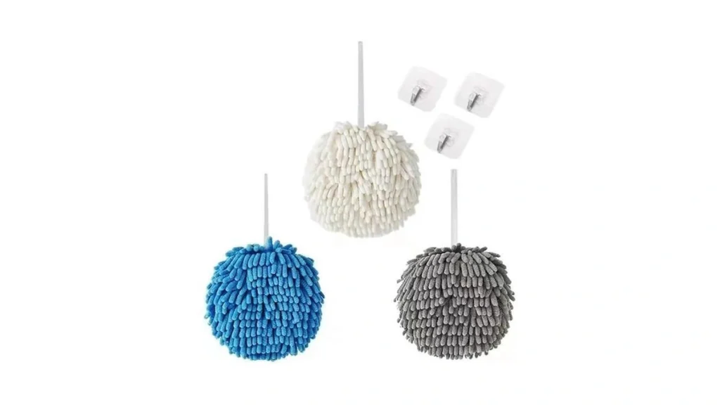 Amazon code: Ajfwm 3 Pack Soft Chenille Hanging Hand
