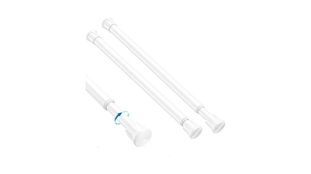 Amazon code: Mexau 2pcs Small Tension Curtain Rod 8 T