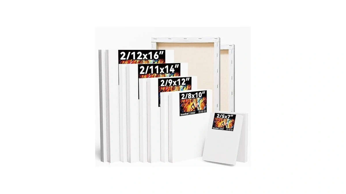 Amazon code: Koseibal Canvas For Painting 10 Pack Can