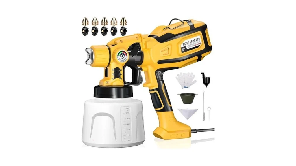 Amazon coupon: Paint Sprayer Cosyjazz 1200w Hvlp Spray