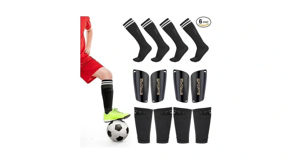 Amazon code: Vinsatin 2 Sets Soccer Shin Guards For Y