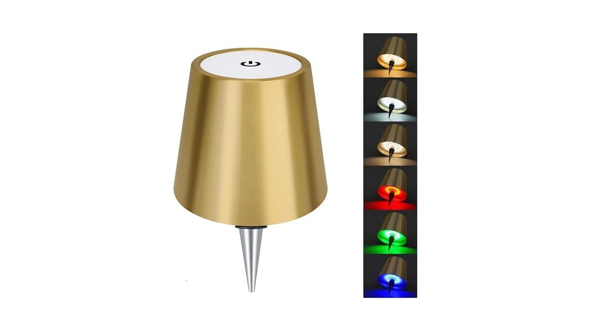 Amazon code: Dusktec Wireless Wine Bottle Lampshade 8