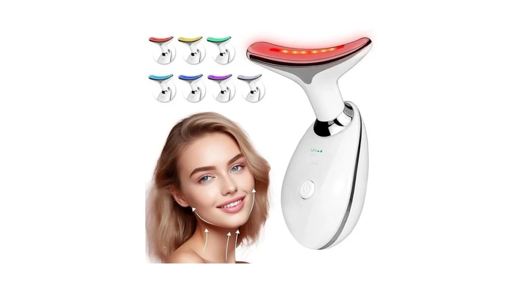 Amazon coupon: Face Neck Massager With 7-color Light Mo