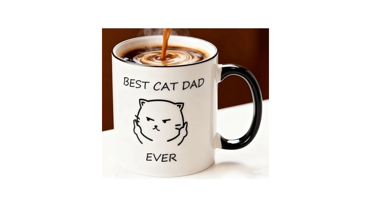 Amazon code: Cat Dad Gifts For Men- Best Cat Dad Ever