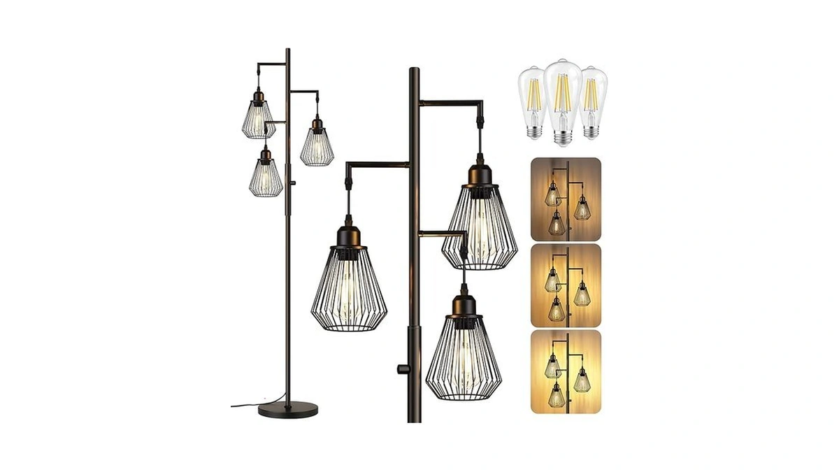 Amazon code: Qimh Industrial Floor Lamps For Living R