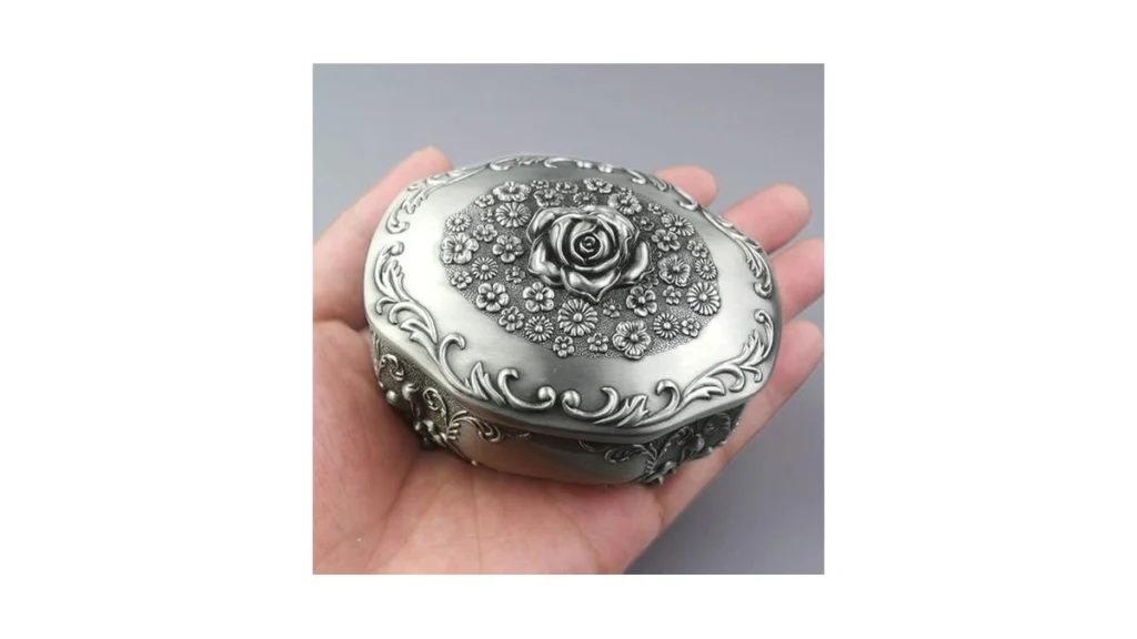 Amazon coupon: Rosiking Oval Emboss Alloy Metal Music B