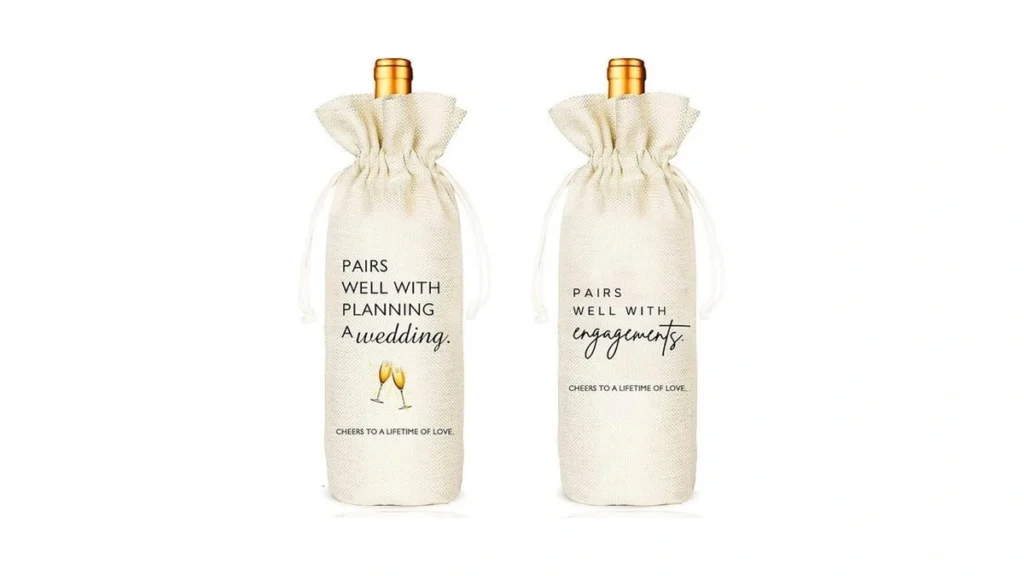 Amazon code: 2 Pcs Engaged Gift Wine Bag Engagement G