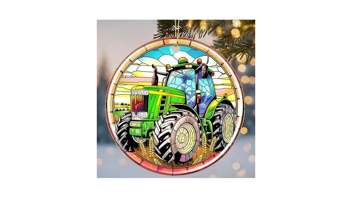Amazon code: Christmas Decorations Tractor Ornaments