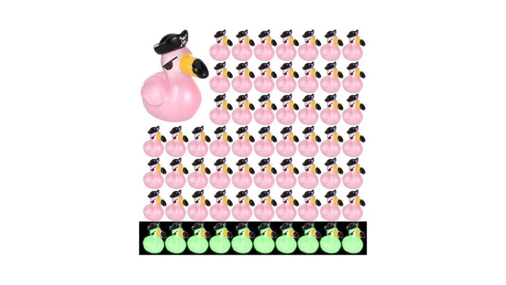 Amazon code: Soaoo 100 Pcs Mini Flamingo Resin Ducks